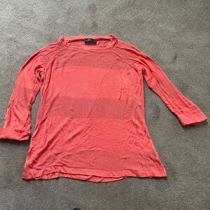 Chic Coral Women's Tunic sweater sz L